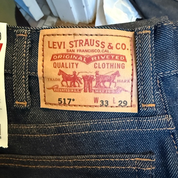 *NWT* Levi's Men's Indigo Bootcut Jeans - Picture 3 of 3